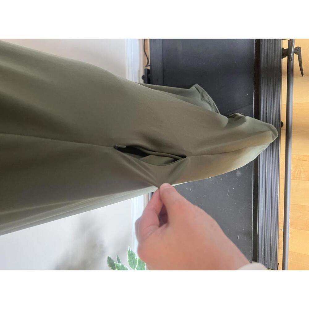 Chico's Sleeveless Olive Green Maxi Dress Size 2 (aka Large/12) - Picture 4 of 7